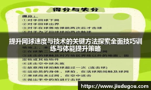 提升网球速度与技术的关键方法探索全面技巧训练与体能提升策略